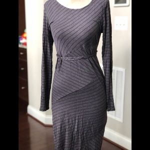 Beautiful striped maternity dress